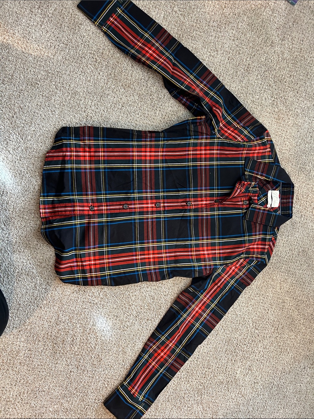 J.Crew slim fit , plaid Button-Up women’s top